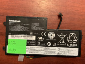 Акумулятор ОРИГІНАЛ! LENOVO 45N1108 Знос: 26% T440S T440 T450 T450s T460 X240 X240S X250 X250S X260 S440 S540 (3689)