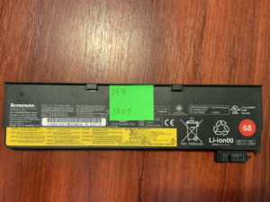 3905 Акумулятор Оригінальний LENOVO 45N1124 Знос: 26% LENOVO X240, X240S, X250, X260, X270, T440S, T450, T460P, T550, T560, W550