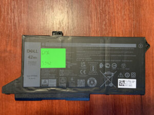 3942 Акумулятор Оригінальний DELL WY9DX Знос: 61% DELL Latitude 5420, 5520, Precision 15 3560