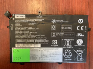 3967 Акумулятор Оригінальний LENOVO L17L3P52 Знос: 53% L490 L580 L590 E485 E490 E590 L14 Gen 1