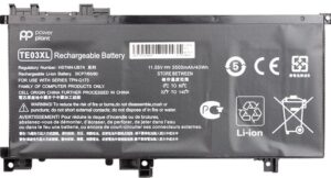 Батарея для ноутбука PowerPlant HP Omen 15 AX000 HSTNN-UB7A TE03 11.55V 3500mAh (NB461455) (NB461455 / PowerPlant)
