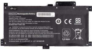 Батарея для ноутбука PowerPlant HP Pavilion X360 14-Ba WA03XL 11.4V 4150mAh (NB461974) (NB461974 / PowerPlant)