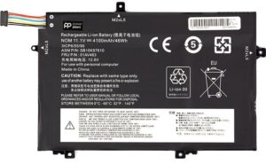 Батарея для ноутбука PowerPlant Lenovo Thinkpad L480 01AV463 11.1V 4100mAh (NB481286) (NB481286 / PowerPlant)