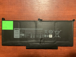 B4446 Акумулятор Оригінальний DELL F3YGT Знос: 63% DELL Latitude 7280, 7290, 7380, 7390, 7480, 7490, E7280, E7290, E7380, E7482