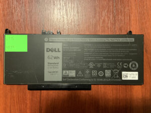 B4554 Акумулятор Оригінальний DELL 6MT4T Знос: 64% DELL Latitude 14 E5470, E5570, E5450, Precision M3514