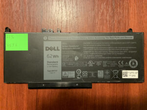 B4556 Акумулятор Оригінальний DELL 6MT4T Знос: 77% DELL Latitude 14 E5470, E5570, E5450, Precision M3516