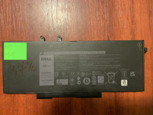 B4582 Акумулятор Оригінальний DELL 3HWPP Знос: 63% Latitude 5401 5501 5411 5410 5511 3540!