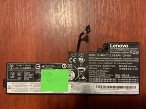B4724 Акумулятор Оригінальний LENOVO SB10K97578 Знос: 27% ThinkPad: T470, T480, A475, A485