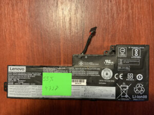 B4728 Акумулятор Оригінальний LENOVO SB10K97578 Знос: 55% ThinkPad: T470, T480, A475, A489