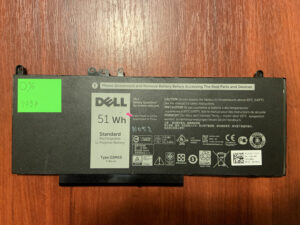 B4797 Акумулятор Оригінальний DELL G5M10  Знос: 0% Dell Latitude E5250, E5450, E5550
