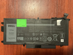 B4915 Акумулятор Оригінальний DELL K5XWW Знос: 60% (Latitude 5285, 5289, L3180, 7390 2-in-1)