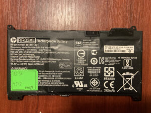 B4942 Акумулятор Оригінальний HP RR03XL Знос: 15%  ProBook 430 G4, 440 G4, 450 G4, 470 G4 series