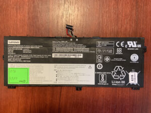 B4980 Акумулятор Оригінальний LENOVO L18L3P72 Знос: 0%  Thinkpad X1 Carbon 7th 2019 2020