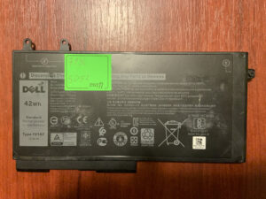 B5052 Акумулятор Оригінальний DELL 1V1XF Знос: 71% Latitude 5401 5501 5411 5410 5511 3540!