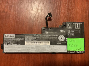 B5069 Акумулятор Оригінальний LENOVO SB10K97578 Знос: 64% ThinkPad: T470, T480, A475, A490