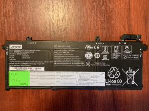 B5140 Акумулятор Оригінальний LENOVO L18C3P72 Знос: 16% Lenovo ThinkPad T490 T495 P43S P14s T14 1st