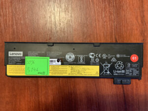 B5146 Акумулятор Оригінальний LENOVO SB10K97597 Знос: 39% Lenovo ThinkPad T470 T480 A475 A485 T570 T580 P51S P52S TP30