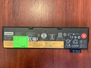 B5163 Акумулятор Оригінальний LENOVO SB10K97580 Знос: 85% Lenovo ThinkPad T470 T480 A475 A485 T570 T580 P51S P52S TP31