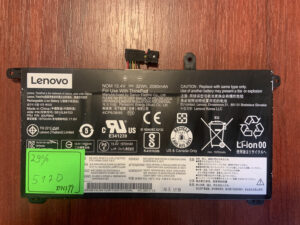 B5170 Акумулятор Оригінальний LENOVO SB10L84122 Знос: 29% T570 T580 P51S P52S.