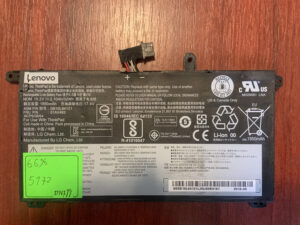 B5172 Акумулятор Оригінальний LENOVO SB10L84122 Знос: 66% T570 T580 P51S P52S.