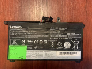 B5186 Акумулятор Оригінальний LENOVO SB10L84122 Знос: 22% T570 T580 P51S P52S.