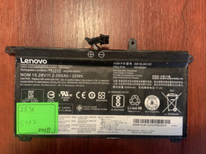 B5187 Акумулятор Оригінальний LENOVO SB10L84122 Знос: 25% T570 T580 P51S P52S.