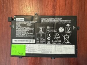 Акумулятор Оригінальний LENOVO L17M3P52 Знос: 9% L490 L580 L590 E485 E490 E590 L14 Gen 1 (5336)