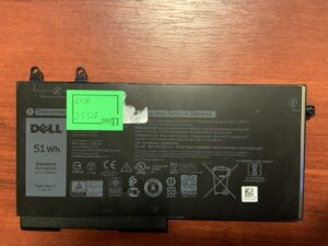 Акумулятор DELL R8D7N Знос: 60%Latitude 5400, 5500, Precision 3540, Dell Inspiron 2-in-1 7590, 7591, 7791 (2507)