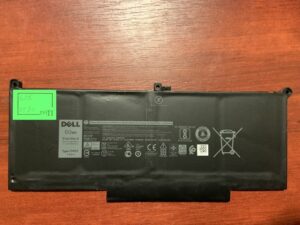Акумулятор DELL F3YGT Знос: 68% DELL Latitude 7280, 7290, 7380, 7390, 7480, 7490, E7280, E7290, E7380, E7480 (2580)
