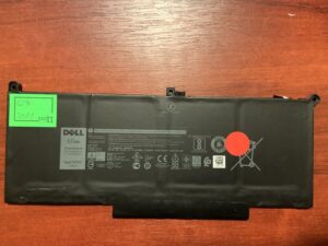 Акумулятор DELL F3YGT Знос: 62% DELL Latitude 7280, 7290, 7380, 7390, 7480, 7490, E7280, E7290, E7380, E7480 (2581)