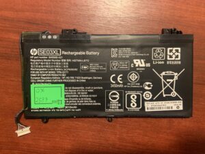 Акумулятор HP SE03XL Знос: 0% Pavilion 14-AL, 14-AL000, 14-AL100 series (2587)