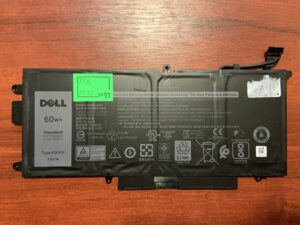 Акумулятор DELL K5XWW Знос: 77% (Latitude 5285, 5289, L3180, 7390 2-in-1) (2598)