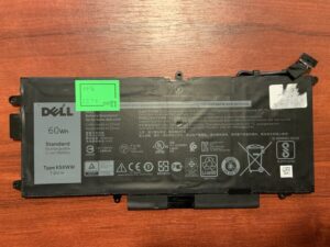 Акумулятор DELL K5XWW Знос: 74% (Latitude 5285, 5289, L3180, 7390 2-in-1) (2599)