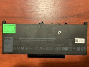 Акумулятор DELL J60J5  Знос: 65% Dell Latitude E7260, E7270, E7470 (J60J5 R1V85 MC34Y 242WD) (2798)