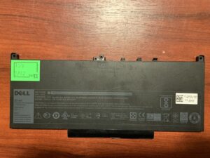 Акумулятор DELL J60J5  Знос: 70% Dell Latitude E7260, E7270, E7470 (J60J5 R1V85 MC34Y 242WD) (2802)