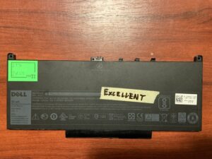 Акумулятор DELL J60J5  Знос: 27% Dell Latitude E7260, E7270, E7470 (J60J5 R1V85 MC34Y 242WD) (2804)