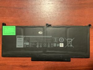 Акумулятор DELL F3YGT Знос: 62% DELL Latitude 7280, 7290, 7380, 7390, 7480, 7490, E7280, E7290, E7380, E7480 (2807)