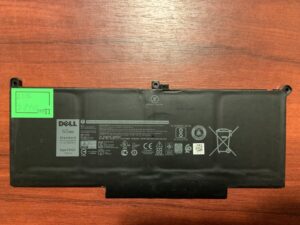 Акумулятор DELL F3YGT Знос: 60% DELL Latitude 7280, 7290, 7380, 7390, 7480, 7490, E7280, E7290, E7380, E7480 (2810)