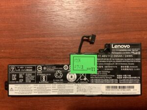 Акумулятор LENOVO SB10K97578 Знос: 19% ThinkPad: T470, T480, A475, A485 (2922)