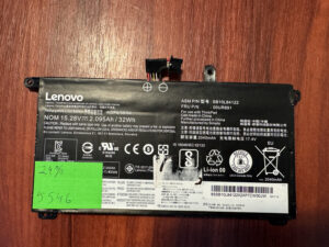 Акумулятор Оригінальний! LENOVO SB10L84122 Знос: 24% T570 T580 P51S P52S. (5546)