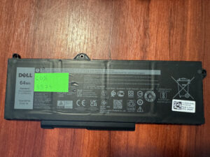 Акумулятор Оригінальний! DELL GRT01 Знос: 60% Dell Latitude 5421 5431 5531 5521 Precision 3470 3571 3561 Alienware m17 R5 (5574)
