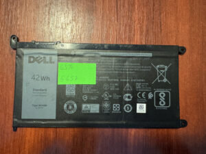 Акумулятор Оригінальний! DELL WDX0R Знос: 63% Dell Inspiron 13 5368, 5378, 5379 9 (5657)